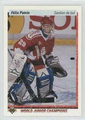Felix Potvin #458 Hockey Cards 1990 Upper Deck French Prices