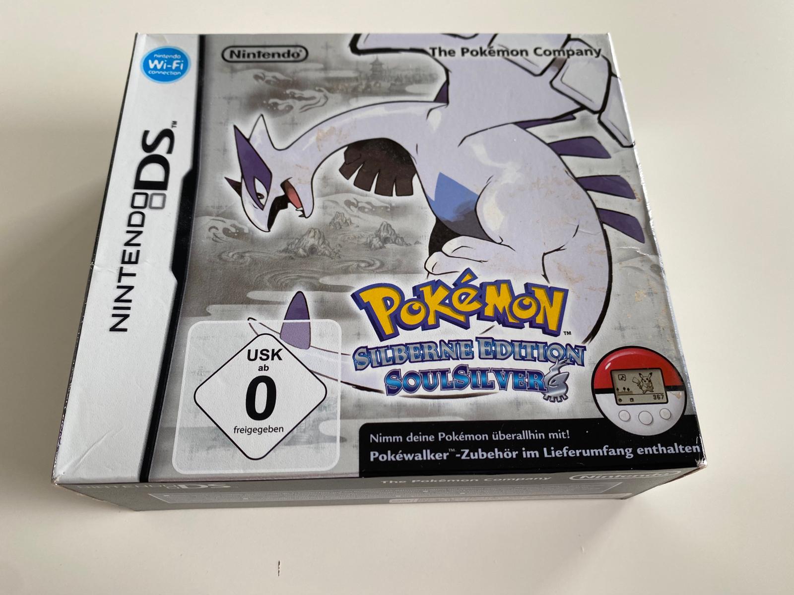 Pokemon SoulSilver Version [Pokewalker] | Item, Box, And Manual | PAL ...