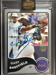 Gary Sheffield [AUTO 1/1] Baseball Cards 2003 Bazooka Prices