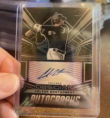 Colson Montgomery Baseball Cards 2023 Panini Chronicles Obsidian Autographs Prices