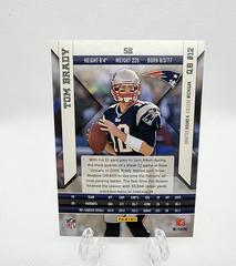 'Back Of Card' | Tom Brady [Silver] Football Cards 2010 Panini Epix