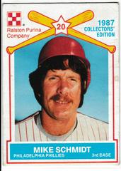 Mike Schmidt Baseball Cards 1987 Ralston Purina Prices