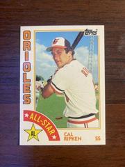 Cal Ripken Jr. Baseball Cards 1984 Topps Tiffany Prices
