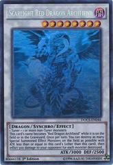 Scarlight Red Dragon Archfiend [Ghost Rare 1st Edition] DOCS-EN046 YuGiOh Dimension of Chaos Prices