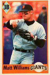 Matt Williams #54 Baseball Cards 1995 Fleer Panini Stickers Prices