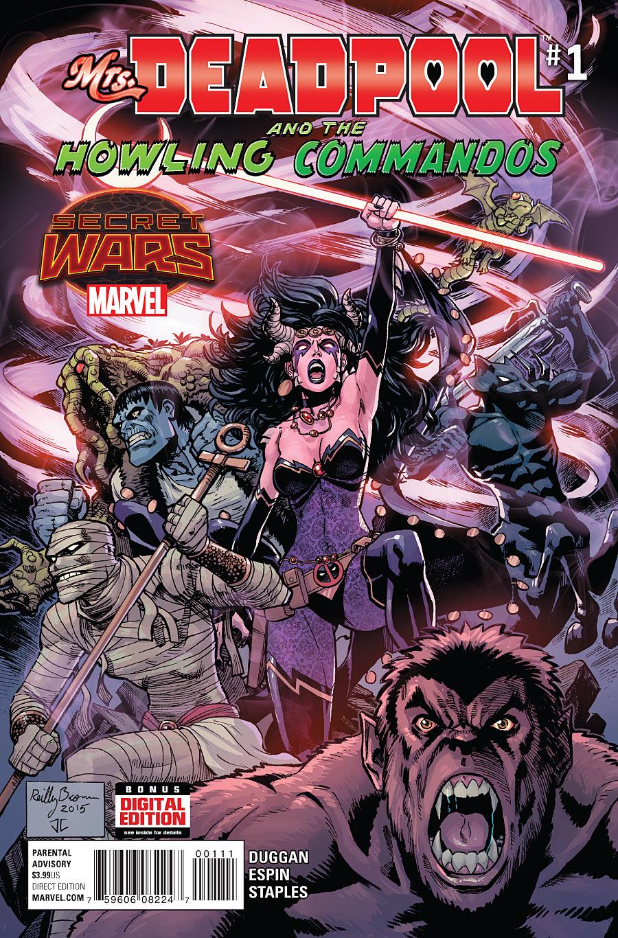 Mrs. Deadpool and the Howling Commandos #1 (2015) Comic Books Mrs. Deadpool and the Howling Commandos