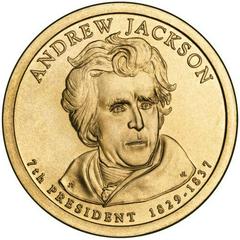 2008 P [ANDREW JACKSON] Coins Presidential Dollar Prices