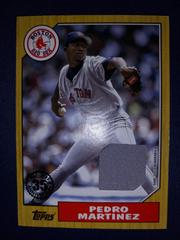Pedro Martinez #87BR-PM Baseball Cards 2022 Topps 1987 Series 2 Relics Prices