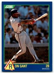 Ron Gant Baseball Cards 1989 Score Rising Stars Prices