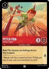 Peter Pan - Fearless Fighter Lorcana First Chapter Prices