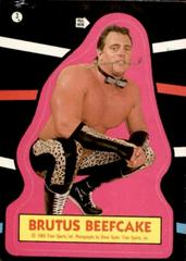 Brutus Beefcake #3 Wrestling Cards 1985 Topps WWF Stickers Prices