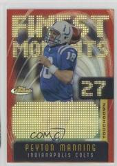 Peyton Manning #FM27 Football Cards 2005 Topps Finest Manning Moments Prices