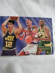 John stockton rex Chapman Shawn kemp #9 Basketball Cards 1994 Fleer Team Leaders Prices
