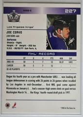 Backside | Joe Corvo [Action] Hockey Cards 2003 ITG Toronto Star
