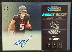 Drake London [Rookie Ticket Autograph] #02RT-DLO Football Cards 2022 Panini Contenders Prices