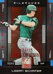 Logan Schafer #143 Baseball Cards 2008 Donruss Elite Extra Edition Prices