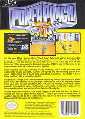 Power Punch II - Back | Power Punch II NES