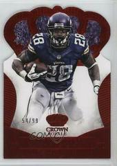 Adrian Peterson [Red Die Cut] #3 Football Cards 2013 Panini Crown Royale Prices