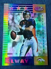 John Elway [Mirror Gold] #157 Football Cards 1999 Leaf Certified Prices