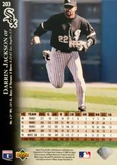 Rear | Darrin Jackson [Electric Diamond] Baseball Cards 1995 Upper Deck
