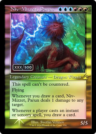 Niv-Mizzet, Parun [Serialized] #376 Magic Ravnica Remastered