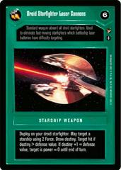 Droid Starfighter Laser Cannons [Limited] Star Wars CCG Theed Palace Prices