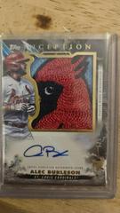 Patch | Alec Burleson [Inception Team Logo Patch] Baseball Cards 2023 Topps Inception Autograph Jumbo Patch