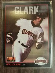 Will Clark #107 Baseball Cards 1993 Panini Donruss Triple Play Prices