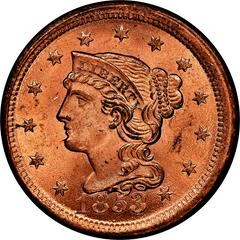 1853 Coins Braided Hair Penny Prices