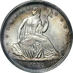 1839 [NO DRAPERY] Coins Seated Liberty Half Dollar Prices