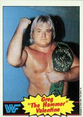 Greg 'The Hammer' Valentine Wrestling Cards 1985 Topps WWF Prices