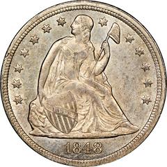1848 Coins Seated Liberty Dollar Prices