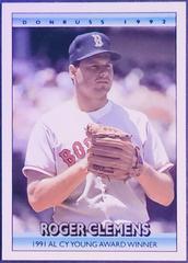 Roger Clemens Baseball Cards 1992 Panini Donruss Bonus Cards Prices