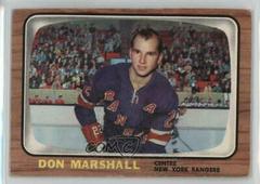 Don Marshall #24 Hockey Cards 1966 Topps Prices