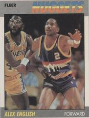 Alex English Basketball Cards 1987 Fleer Prices