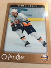 Chris Simon #312 Hockey Cards 2006 O Pee Chee Prices