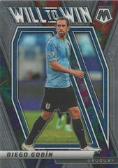 Diego Godin #37 Soccer Cards 2021 Panini Mosaic Road to FIFA World Cup Will to Win Prices