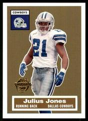 Julius Jones #21 Football Cards 2005 Topps Turn Back the Clock Prices
