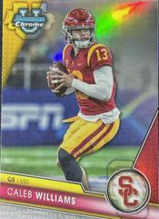 Caleb Williams [Refractor] #1 Football Cards 2023 Bowman Chrome University Prices