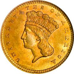 1860 [PROOF] Coins Gold Dollar Prices