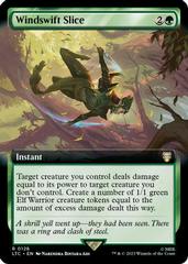 Windswift Slice [Extended Art] #128 Magic Lord of the Rings Commander Prices