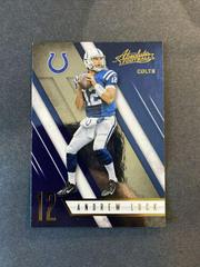 Andrew Luck Football Cards 2016 Panini Absolute Prices