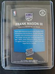 Mason Back | Frank Mason III Basketball Cards 2017 Panini Donruss