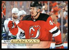 Miles Wood #C38 Hockey Cards 2019 Upper Deck Canvas Prices
