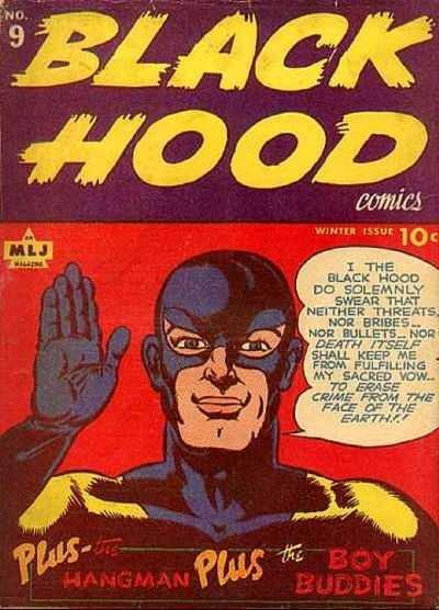 Black Hood Comics #9 (1943) Comic Books Black Hood Comics