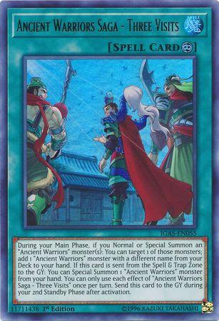 Ancient Warriors Saga - Three Visits [1st Edition] IGAS-EN055 YuGiOh Ignition Assault