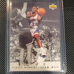 Hersey Hawkins Basketball Cards 1992 Upper Deck Team MVP's Prices