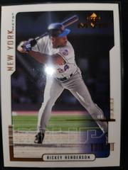 Rickey Henderson #118 (Gold Script) Baseball Cards 2000 Upper Deck MVP Prices