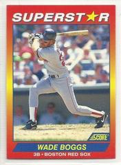 Wade Boggs #30 Baseball Cards 1992 Score Superstars Prices