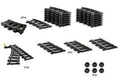 9V Train Switching Track Collection #4206 LEGO Train Prices